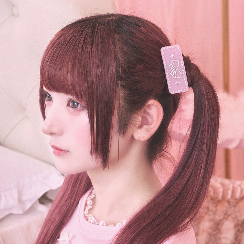 ストーンヘアクリップ