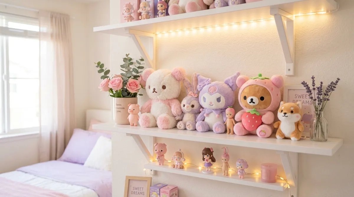 ぬいぐるみ・フィギュアの飾り方|推し部屋の見せる収納テクニック