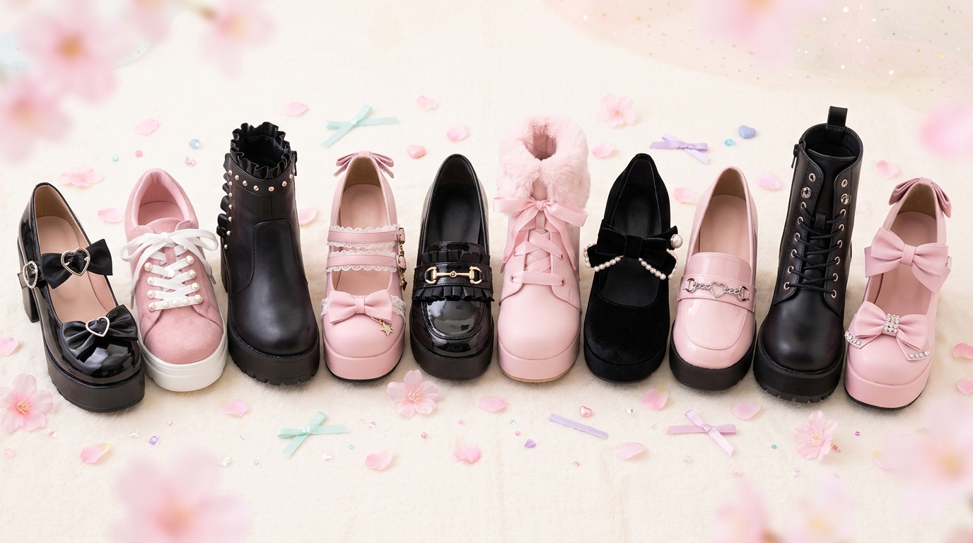 地雷系の厚底靴が買えるブランド比較|YOSUKE・Bodyline・WEGO ほか